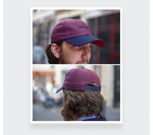 Casquette Cinabre en laine et soie Marlon N°4 