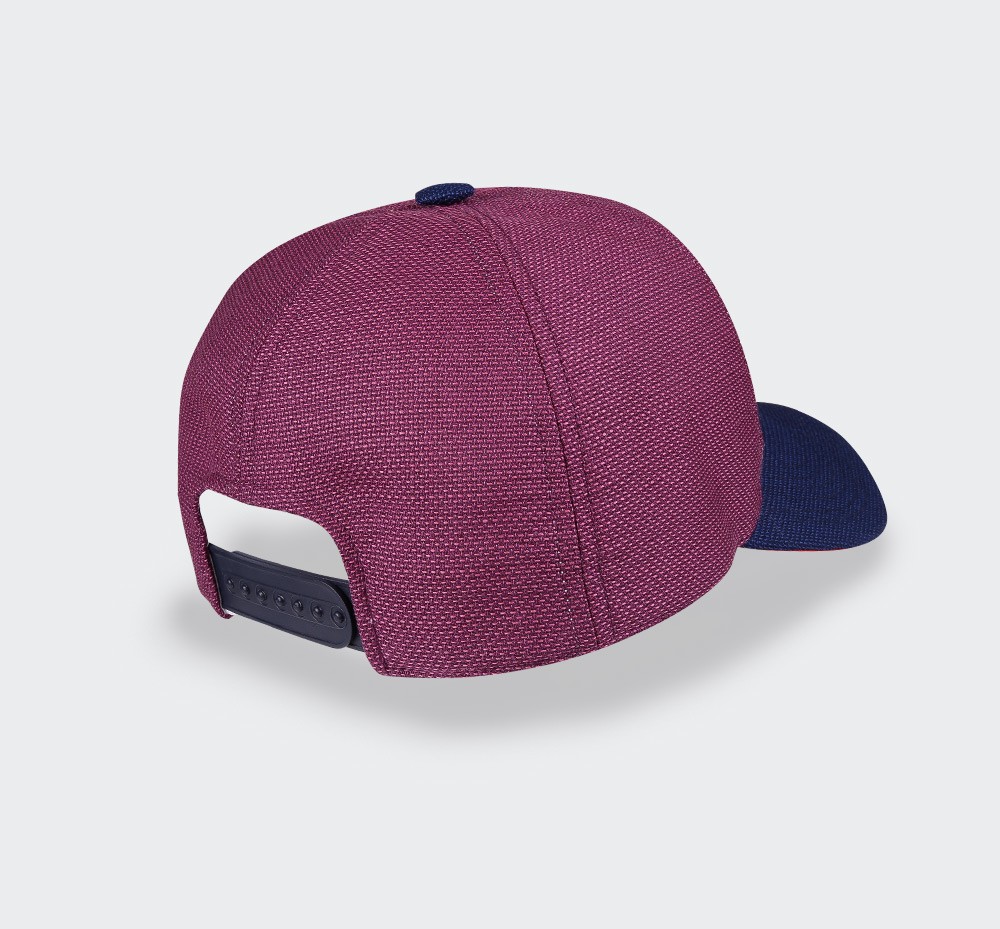 Casquette Cinabre en laine et soie Marlon N°4 