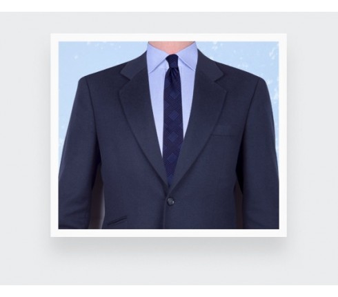 Network Navy blue tie - wool - Cinabre Paris