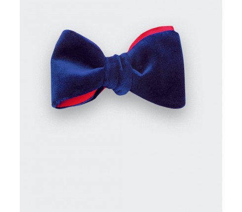 Blue Velvet Bow Tie - cinabre paris