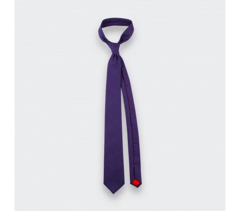 Purple Mesh Tie - cinabre paris