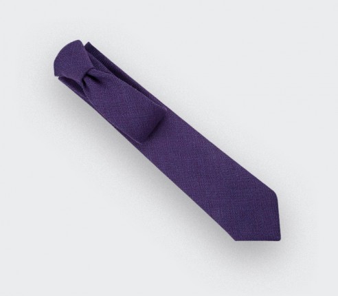 Purple Mesh Tie - cinabre paris