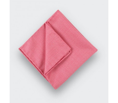 CINABRE Paris - Pocket square - Pink Mesh - Hand Made