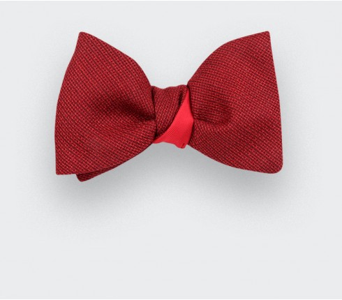 red mesh bow tie - cinabre paris