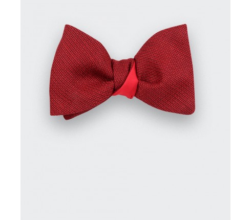 red mesh bow tie - cinabre paris