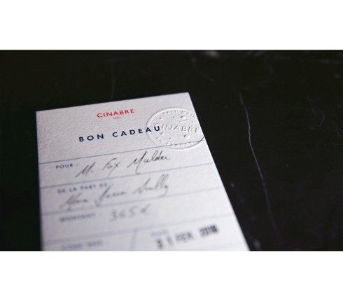 Card holder - 135euros gift card - Cinabre