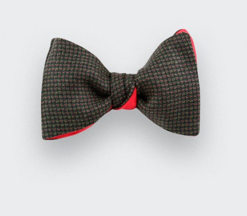 khaki meteorite bow tie - cinabre paris