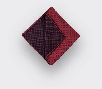 CINABRE Paris - Pocket Square - Pink birdseye - Handmade