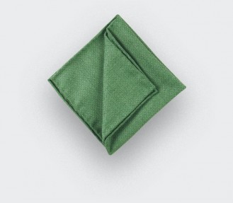 CINABRE Paris - Pocket square - Green Mesh - Hand Made