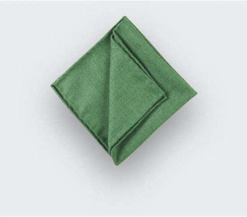 CINABRE Paris - Pocket square - Green Mesh - Hand Made