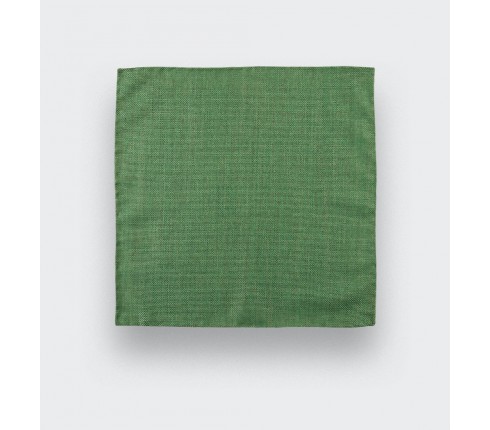 CINABRE Paris - Pocket square - Green Mesh - Hand Made