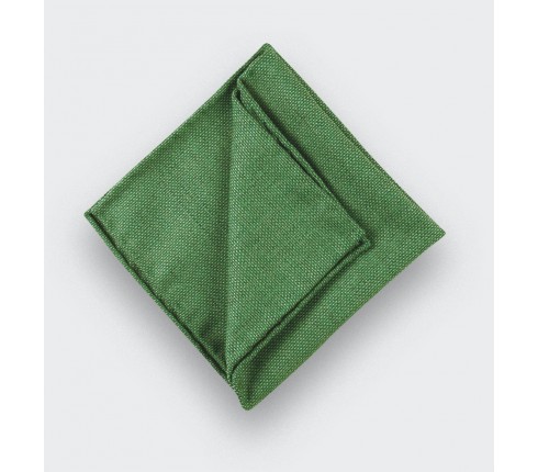 CINABRE Paris - Pocket square - Green Mesh - Hand Made