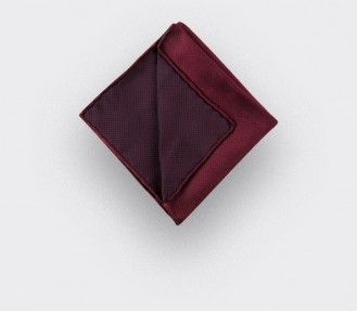 CINABRE Paris - Pochette - Caviar Soie Bordeaux - Fait Main