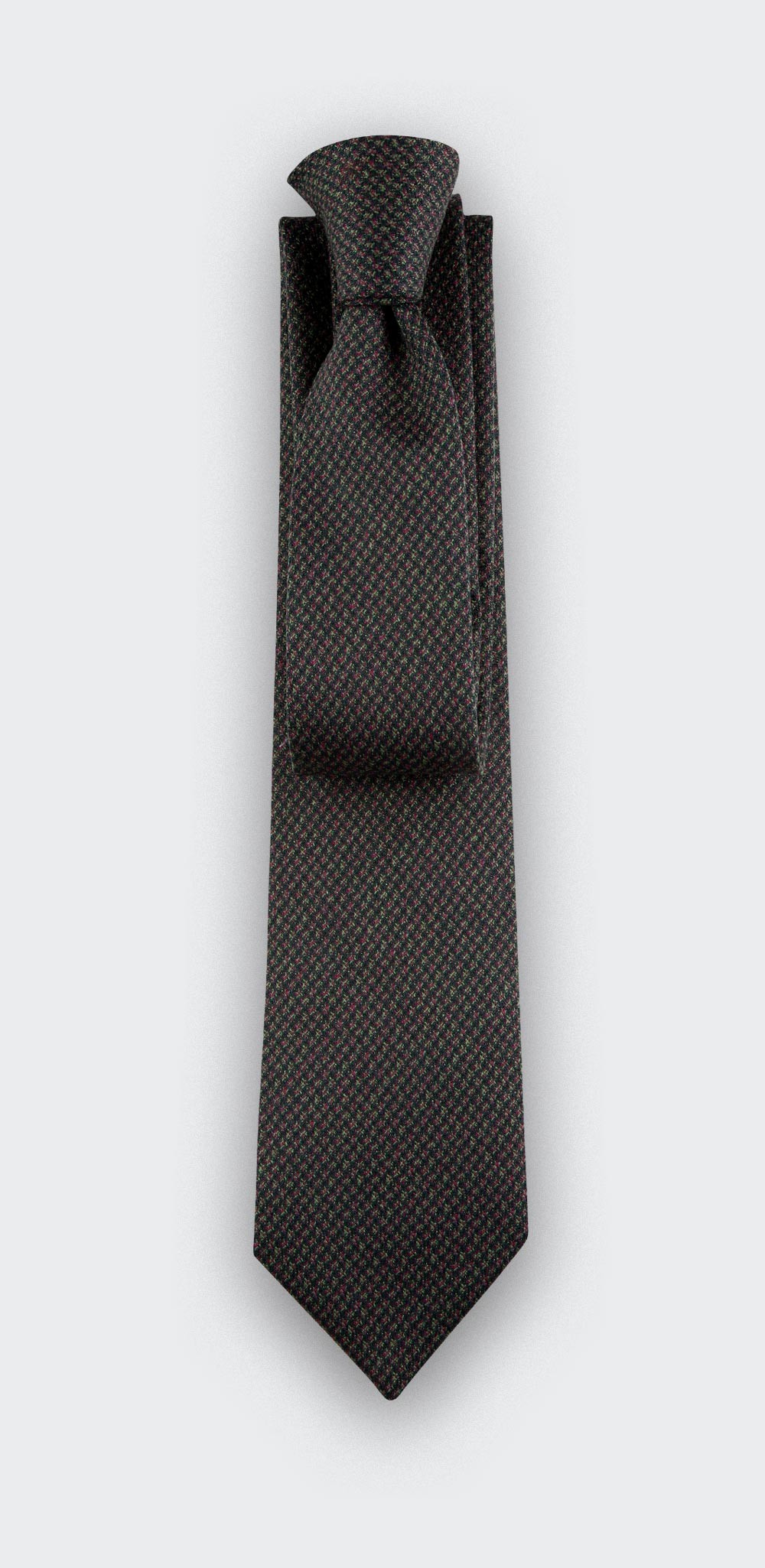 Khaki Meteorite Tie - Cinabre Paris