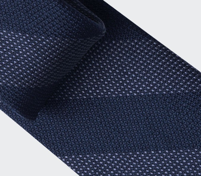 Grey Club Tie - silk - Cinabre Paris