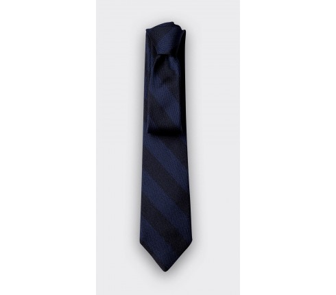 Blue Club Tie - silk - Cinabre Paris