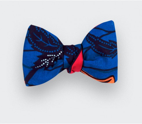 Indigo Wax Bow Tie - Cinabre Paris