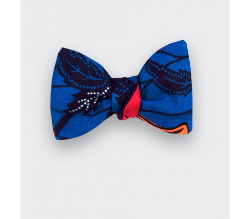 Indigo Wax Bow Tie - Cinabre Paris