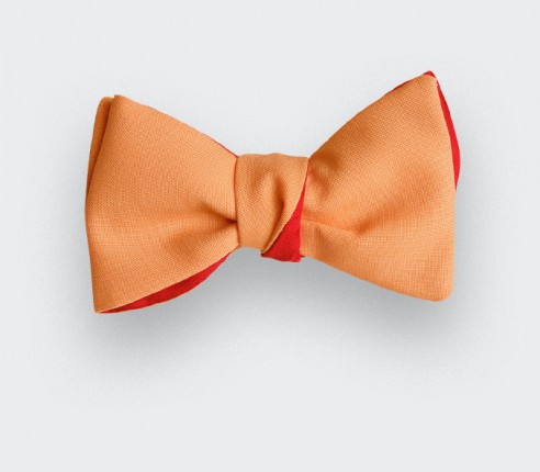 Noeud Papillon Corail Orange - CINABRE Paris