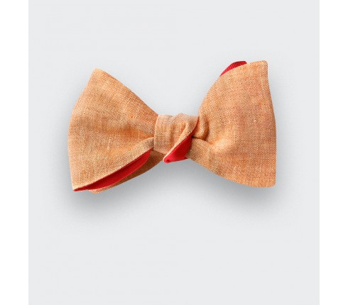 Sand Linen Bow Tie - CINABRE Paris