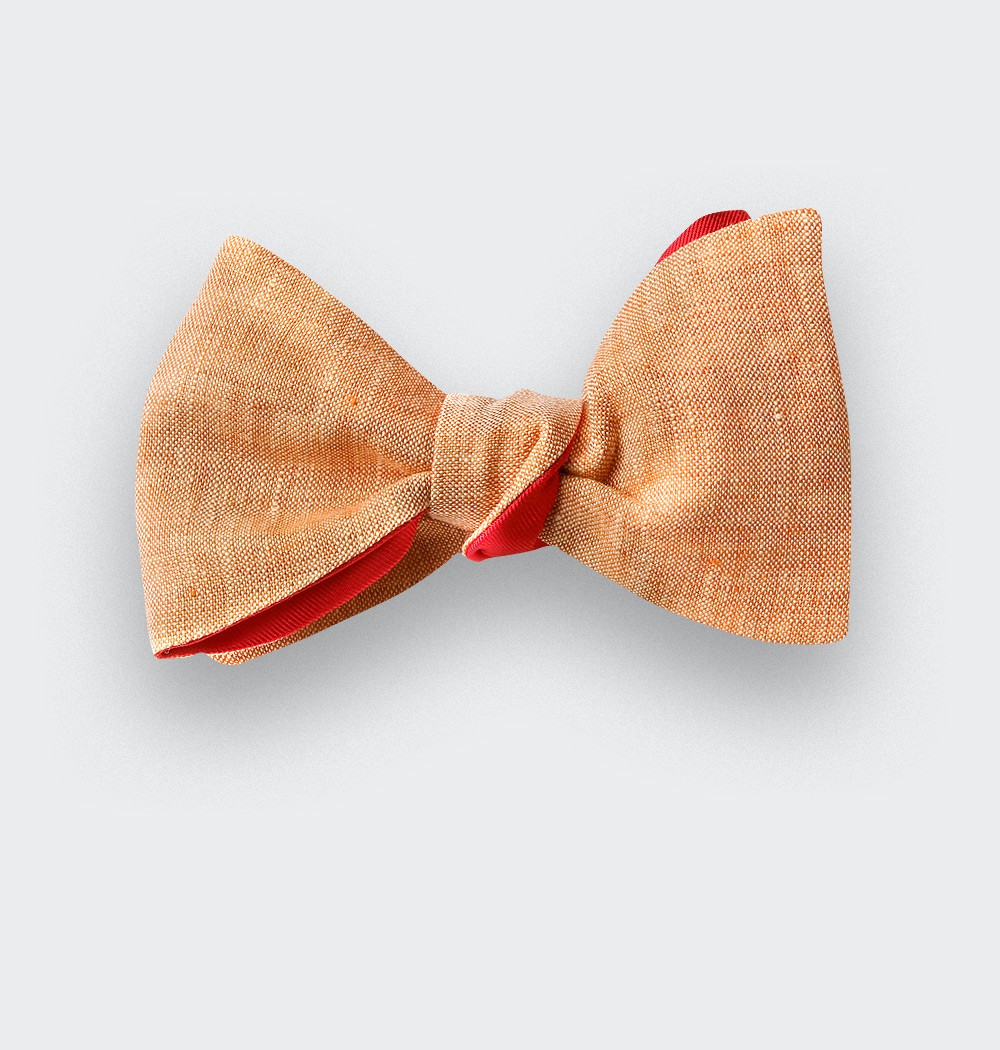 Sand Linen Bow Tie - CINABRE Paris