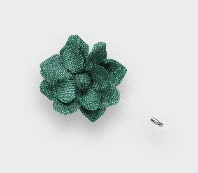 Boutonnière Gardenia Maille Verte - Cinabre Paris