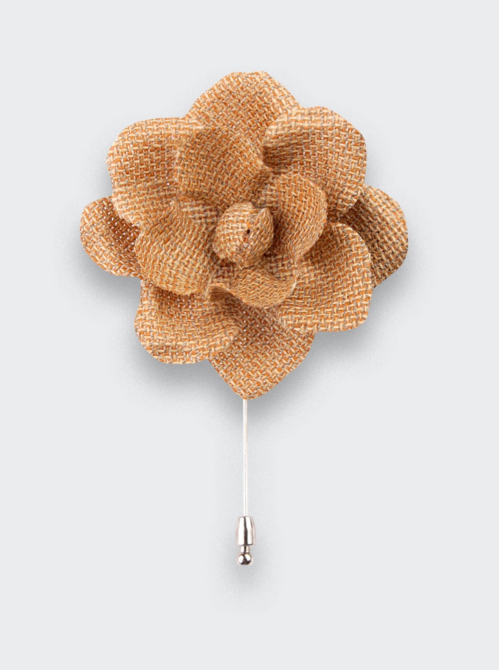 Boutonnière Gardenia Maille Moutarde - Cinabre Paris