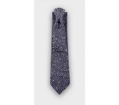 Tie Relief Séléné navy blue Cinabre Paris