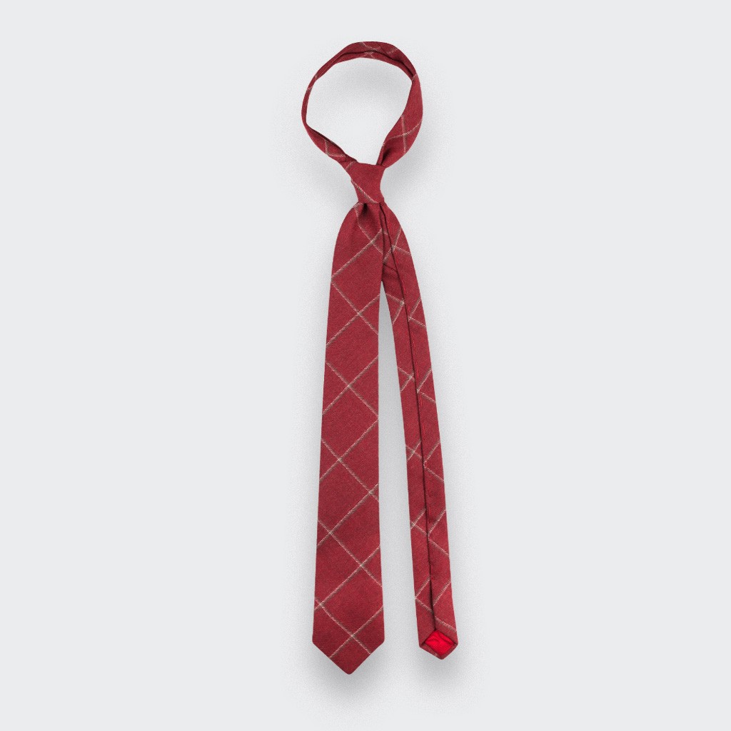 Red Guernesey Tie - Cinabre Paris