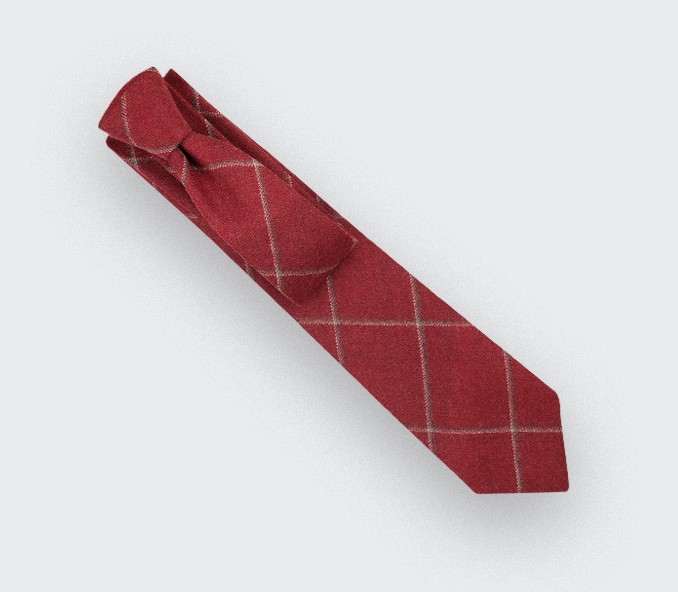 Red Guernesey Tie - Cinabre Paris