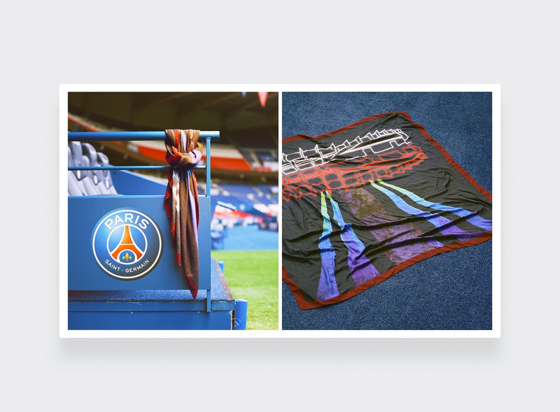 Foulard UFO Parc des Princes PSG x CINABRE