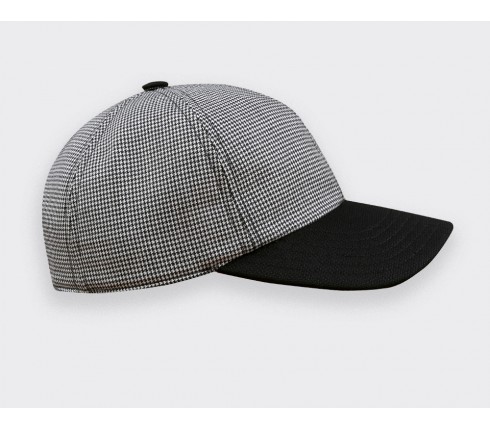 Houndstooth n°1 cap - Cinabre Paris