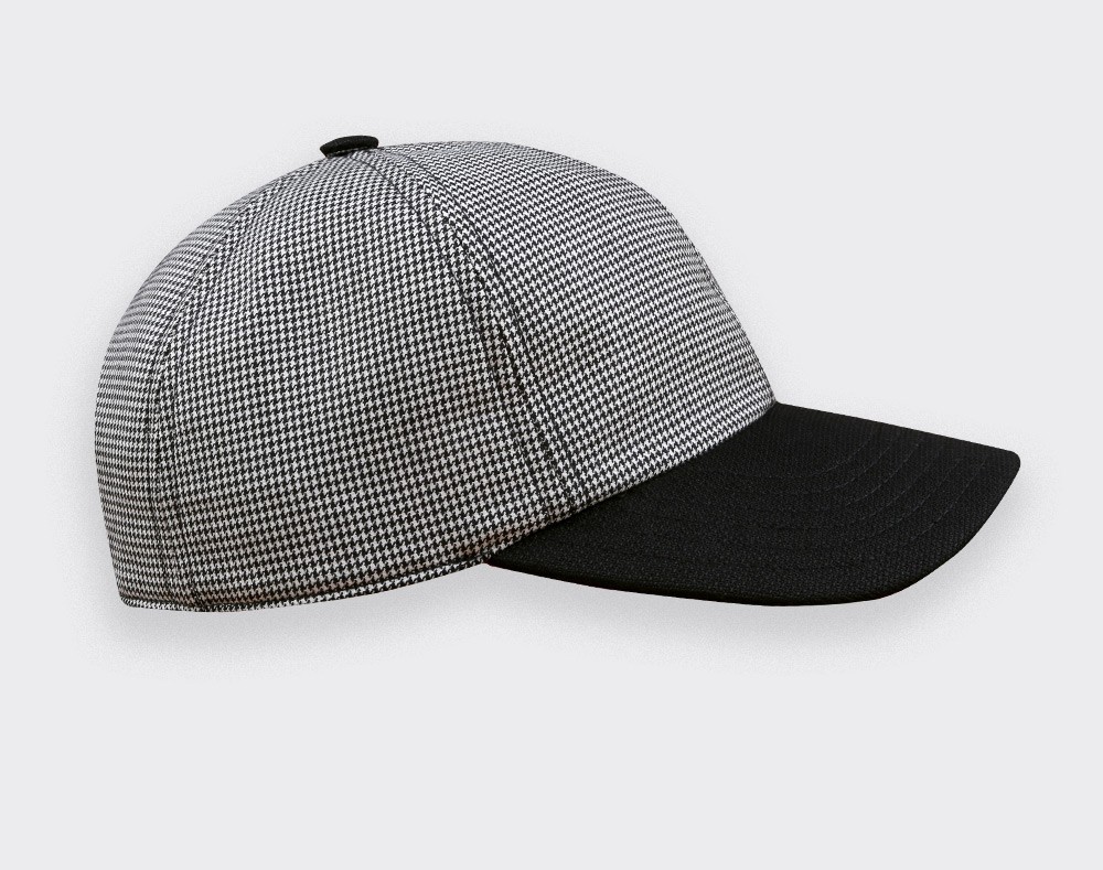 Houndstooth n°1 cap - Cinabre Paris