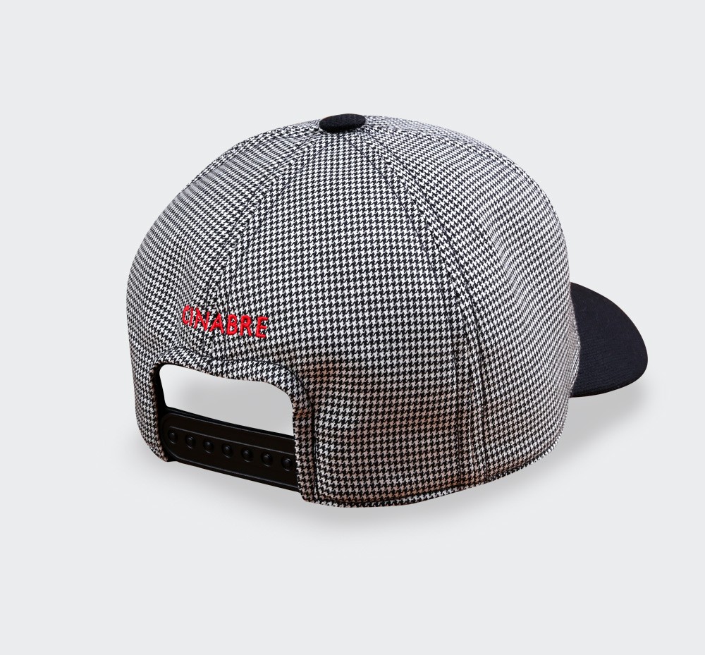 Houndstooth n°1 cap - Cinabre Paris