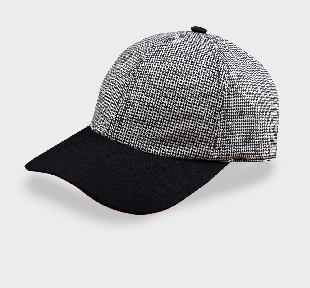 Houndstooth n°1 cap - Cinabre Paris