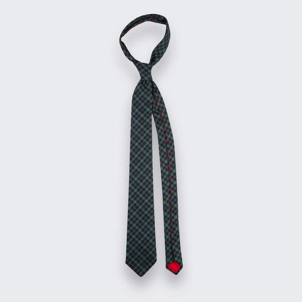 Green Sark Tie - Cinabre Paris