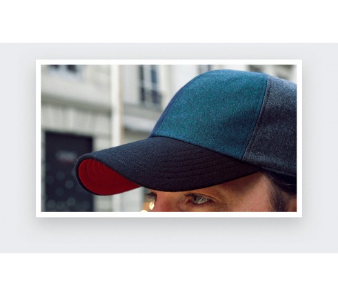 Cinabre Paris N°1 Flanel cap - Made in France