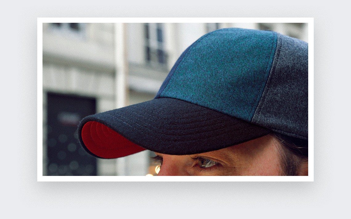 Casquette Flanelle n° 1 Cinabre Paris - Made in France