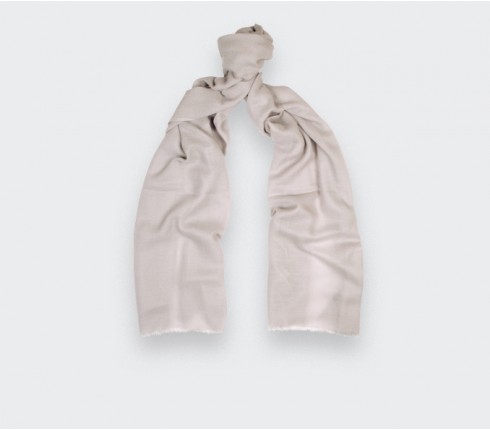 Cream cashmere scarf - Cinabre Paris