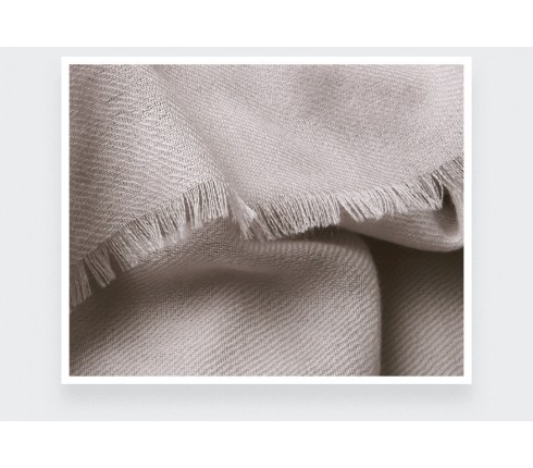 Cream cashmere scarf - Cinabre Paris