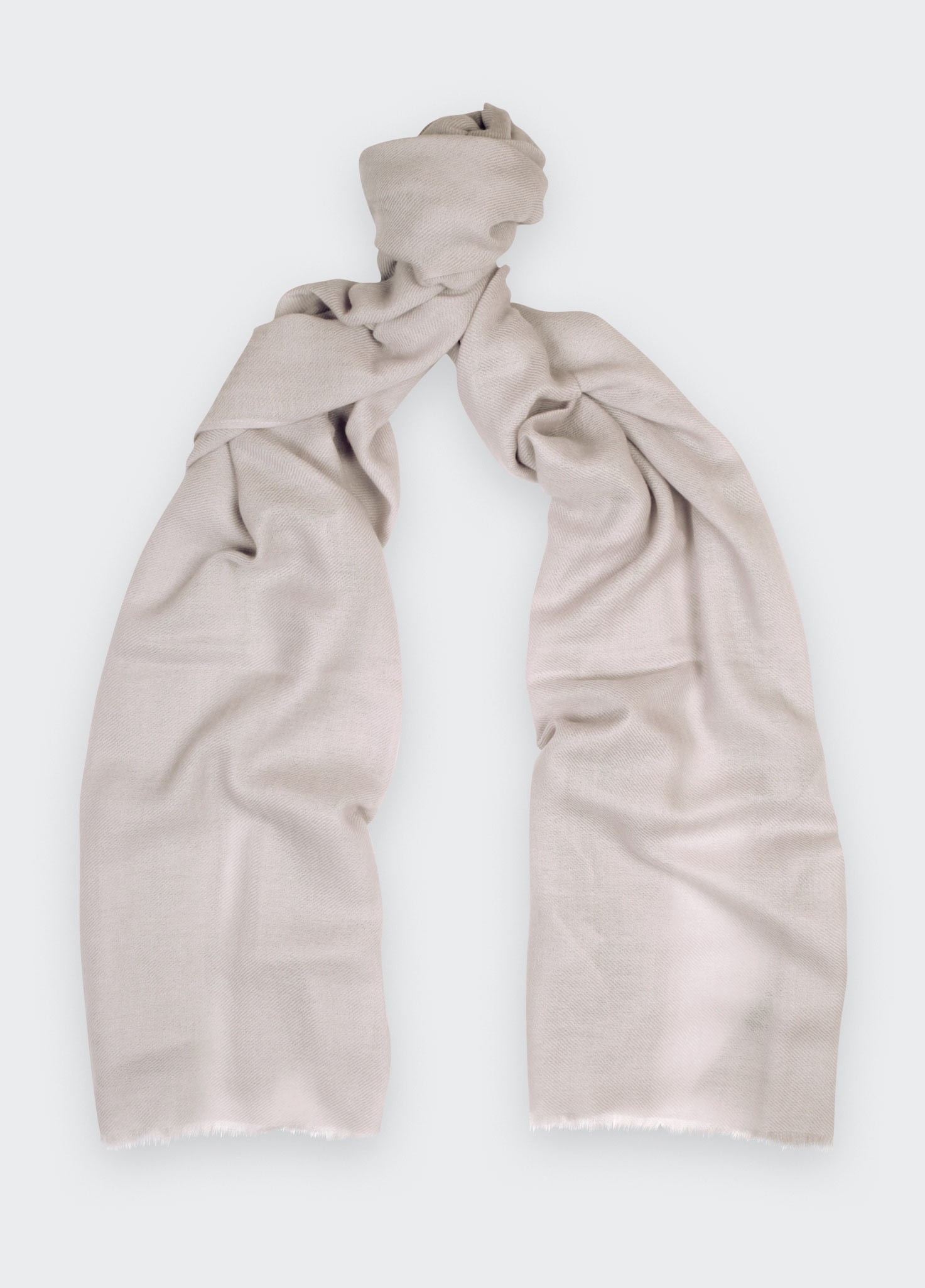 Cream cashmere scarf - Cinabre Paris