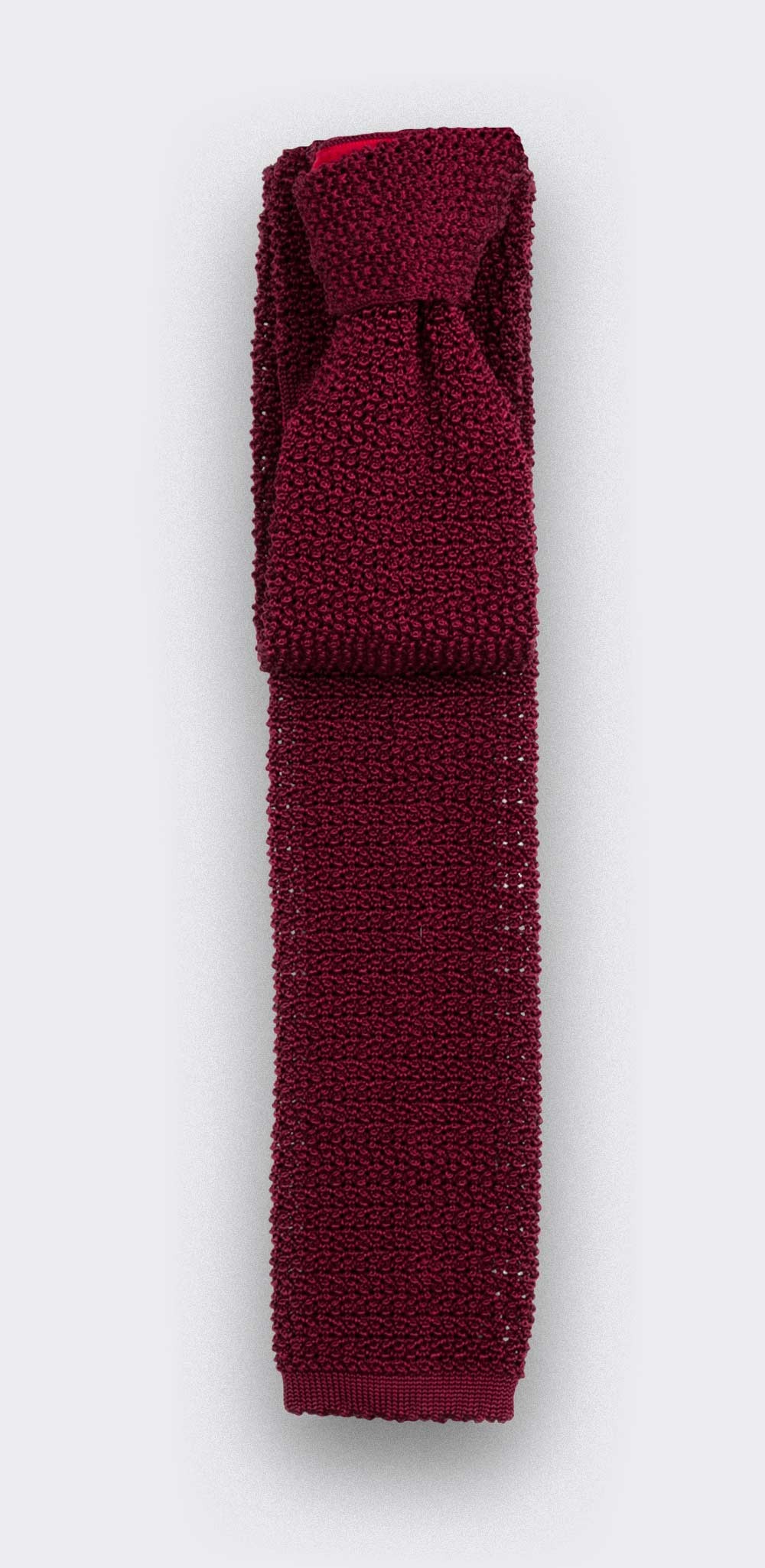 Cravate Tricot Rouge - Cinabre Paris