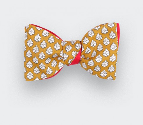 Yellow Provence Bow Tie - Handmade by Cinabre Paris