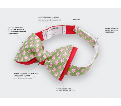 Green Provence Bow Tie - Cinabre Paris