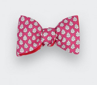 Pink Provence Bow Tie - Handmade by Cinabre Paris