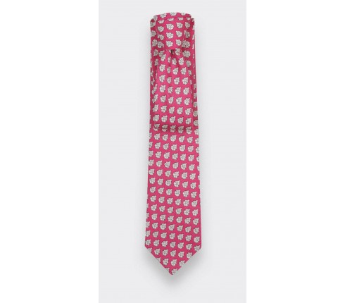 Pink Provence Tie  - Handmade by Cinabre Paris