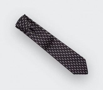 Anthracite Grand Pan Tie - Cinabre Paris