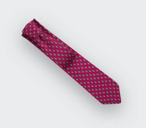 Fuchsia Grand Pan Tie - Cinabre Paris