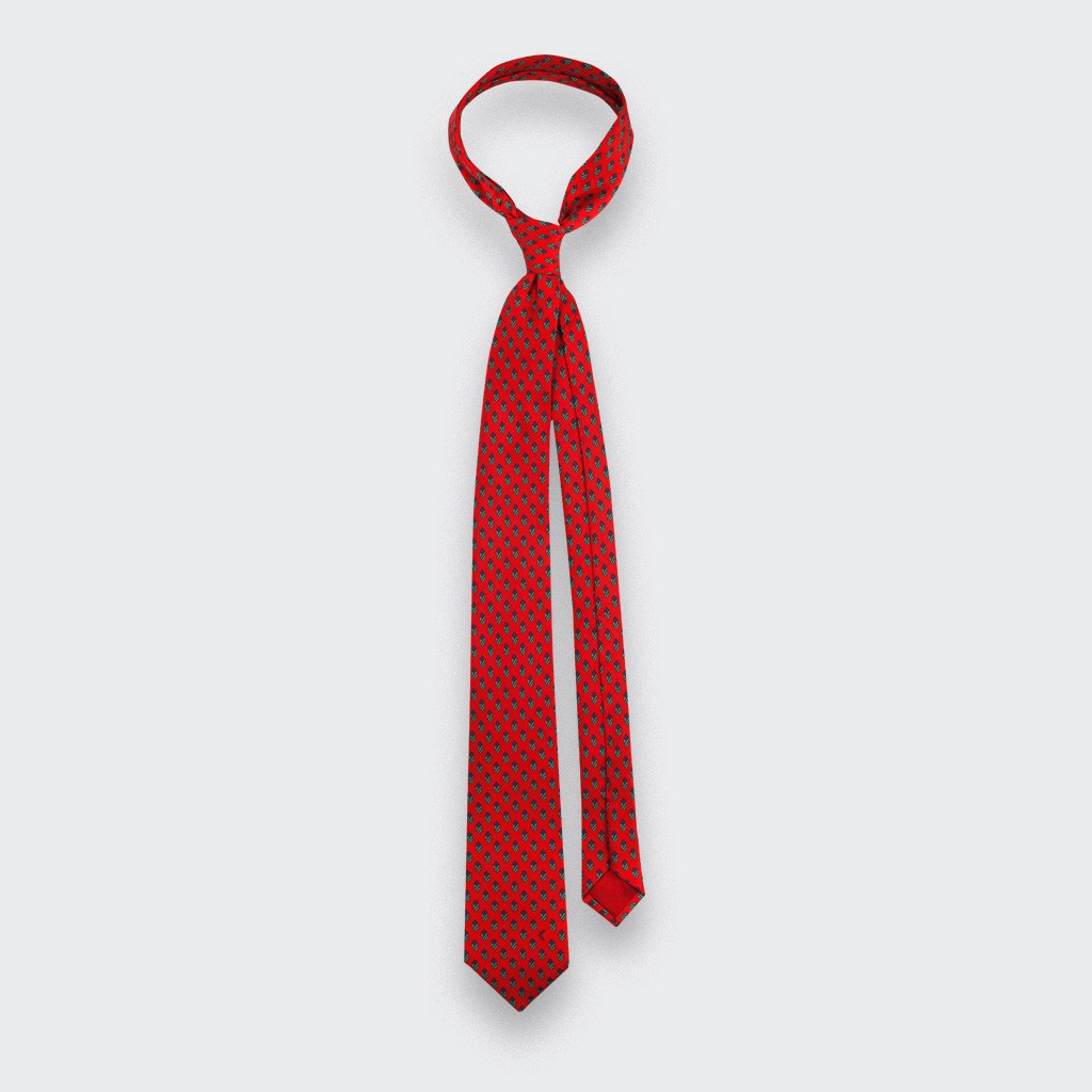 Red Grand Pan Tie - Cinabre Paris