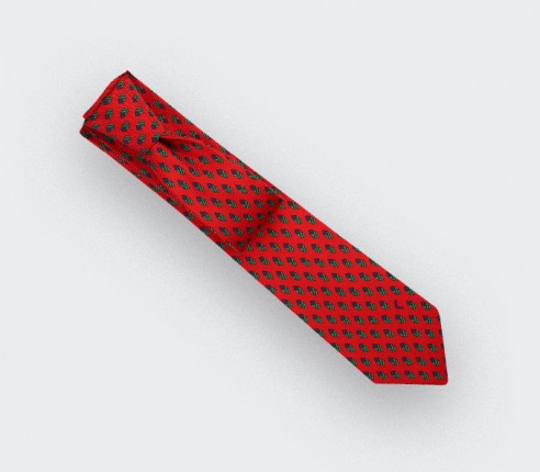 Red Grand Pan Tie - Cinabre Paris